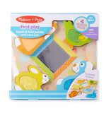 Peek-a-Boo Touch & Feel Puzzle Melissa & Doug Puzzles- BibiBuzz