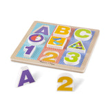 ABC 123 Chunky Puzzle Melissa & Doug Puzzles- BibiBuzz
