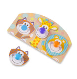 Safari Jumbo Knob Puzzle Melissa & Doug Puzzles- BibiBuzz