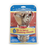 Stir & Serve Cooking Utensils Melissa & Doug Pretend Play- BibiBuzz