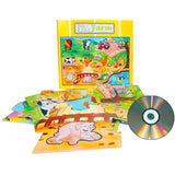 Puzzle - Look 'n Listen Floor Puzzle With CD Idem Smile Puzzles- BibiBuzz