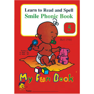 Book - Phonic Book 5 - My Fun Book Idem Smile Language- BibiBuzz