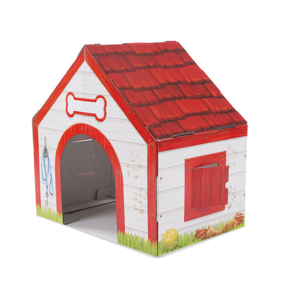 Cardboard Structure Doghouse – BibiBuzz