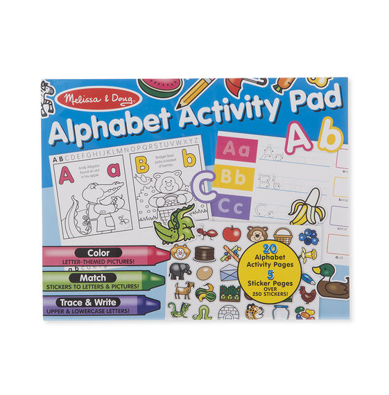 Alphabet Activity Pad Melissa & Doug Activities- BibiBuzz