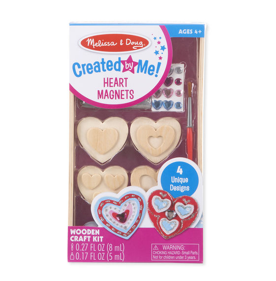 Heart Magnets Melissa & Doug Creative Crafts- BibiBuzz