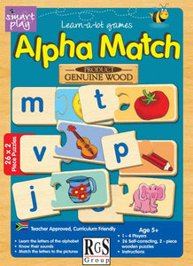 Alpha Match RGS Smartplay Educational Games and Puzzles- BibiBuzz