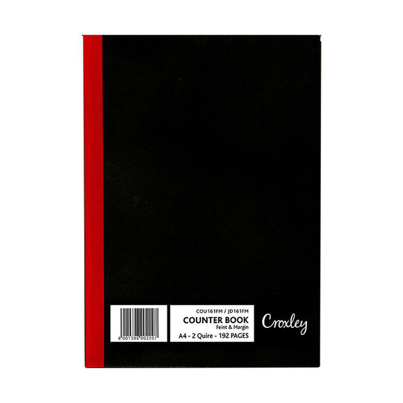 A4 2 Quire 192pg Feint Ruled Croxley Stationery- BibiBuzz