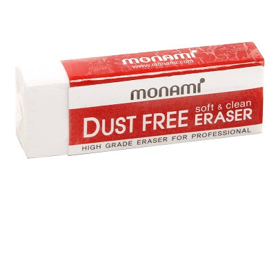Monami Eraser - Plastic (Dust Free) Mon Ami Stationery- BibiBuzz