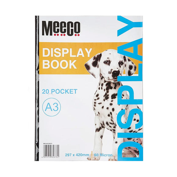 A3 Flip File - 20 Pockets Meeco Stationery- BibiBuzz