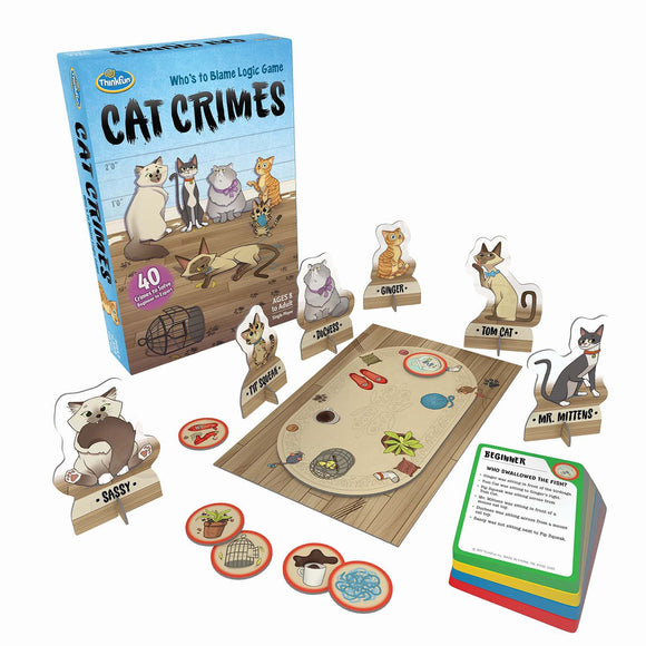 Cat Crimes Thinkfun Educational Games and Puzzles- BibiBuzz