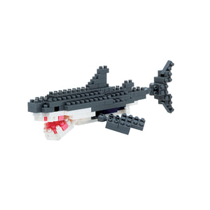 Nanoblocks Great White Shark 130pc Nanoblock Construction- BibiBuzz