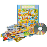 Puzzle - Look 'n Listen Floor Puzzle With CD Idem Smile Puzzles- BibiBuzz