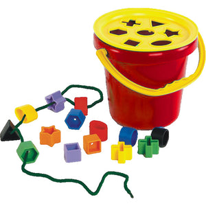Sort & Play Lid And Shapes With Bucket Idem Smile Developmental Toys- BibiBuzz