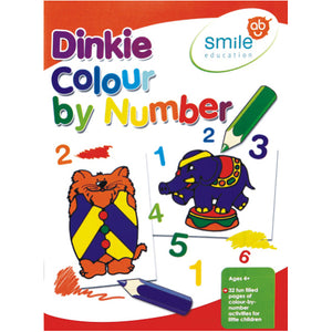 Book - Dinkie Colour By Number Idem Smile Language- BibiBuzz