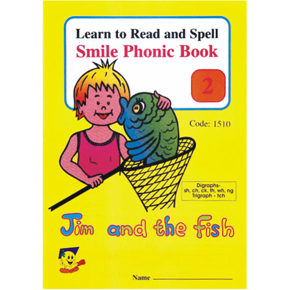 Book - Phonic Book 2 - Jim And The Fish Idem Smile Language- BibiBuzz