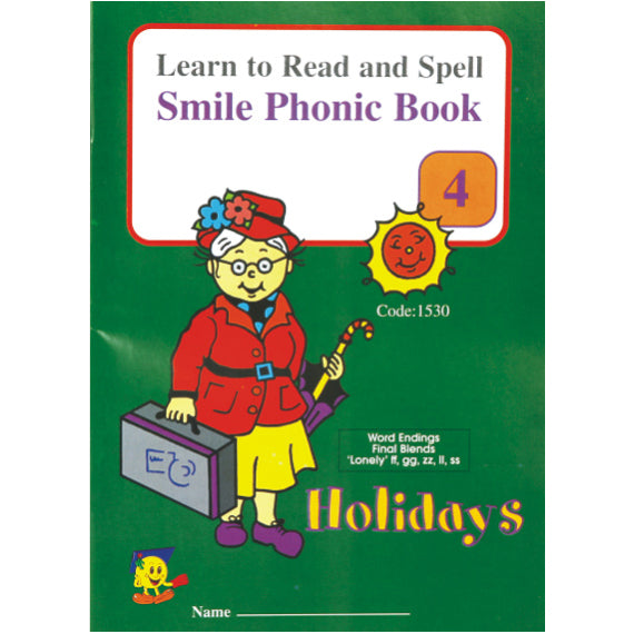 Book - Phonic Book 4 - Holidays Idem Smile Language- BibiBuzz