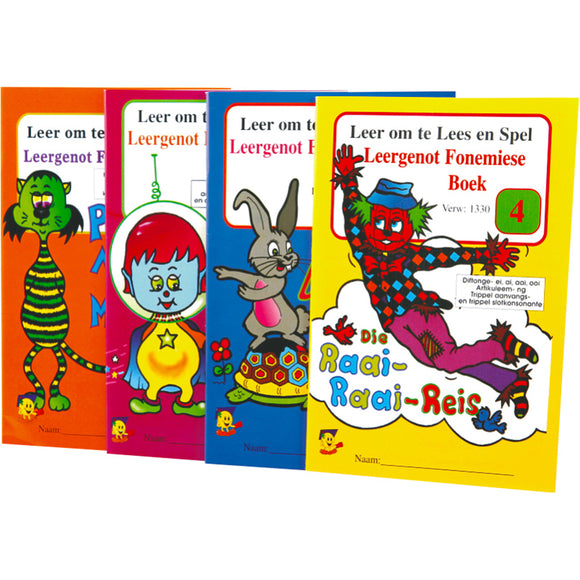 Book - Fonetiese Werkboeke (Stel van 4) Idem Smile Language- BibiBuzz