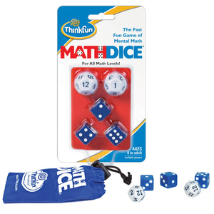 Math Dice Thinkfun Educational Games and Puzzles- BibiBuzz
