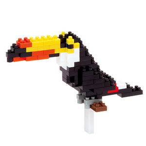 Nanoblocks Toco Toucan 120pc Nanoblock Construction- BibiBuzz