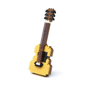 Nanoblocks Acoustic Guitar 150pc Nanoblock Construction- BibiBuzz